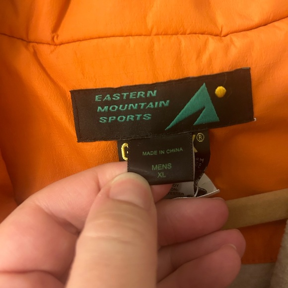 Men’s XL orange Eastern Mountain Sport jacket - Picture 3 of 3